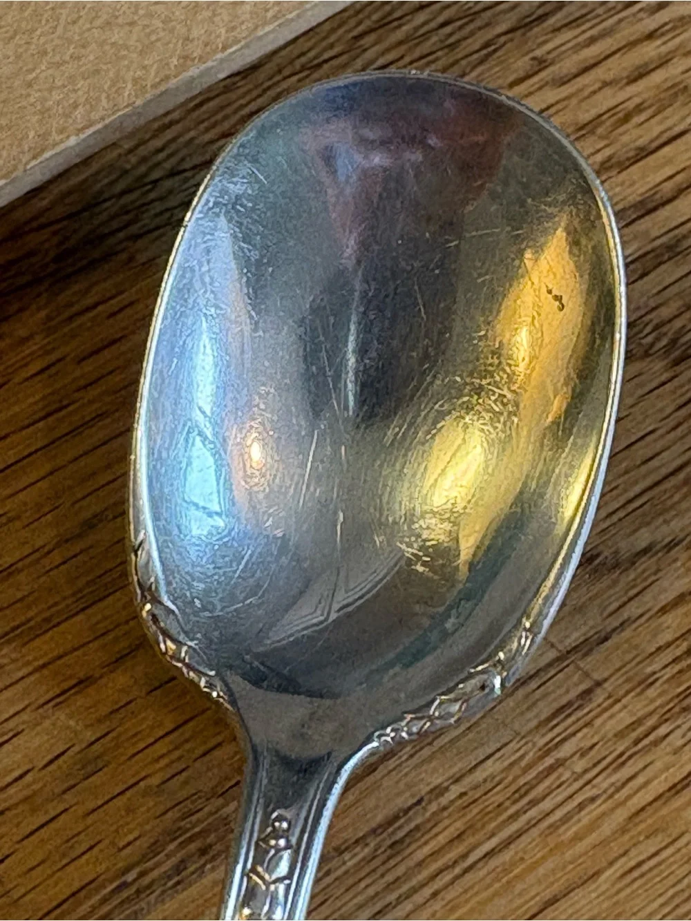 Silverplate teaspoons and sugar spoon - ‘Masterpiece